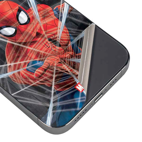 Marvel Spiderman Web Throw iPhone 16e Skin