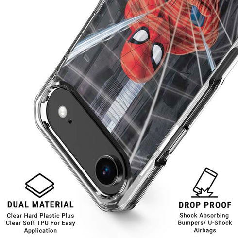 Marvel Spiderman Web Throw iPhone 17 Air MagSafe Case