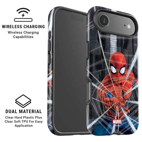 Marvel Spiderman Web Throw iPhone 17 Air Magsafe Impact Case