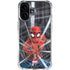 Marvel Spiderman Web Throw iPhone 17 Clear Case