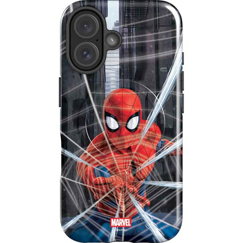 Marvel Spiderman Web Throw iPhone 17 Magsafe Impact Case