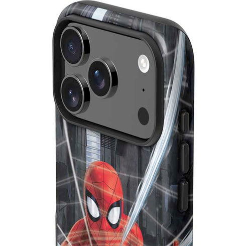 Marvel Spiderman Web Throw iPhone 17 Pro Impact Case