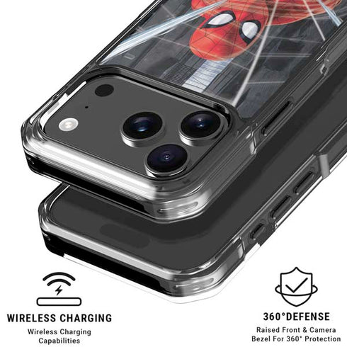 Marvel Spiderman Web Throw iPhone 17 Pro MagSafe Case