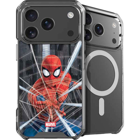 Marvel Spiderman Web Throw iPhone 17 Pro Max MagSafe Case
