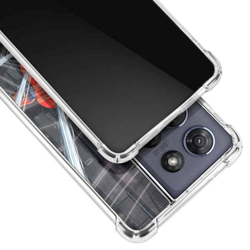 Marvel Spiderman Web Throw Moto G Play 5G (2025) Clear Case