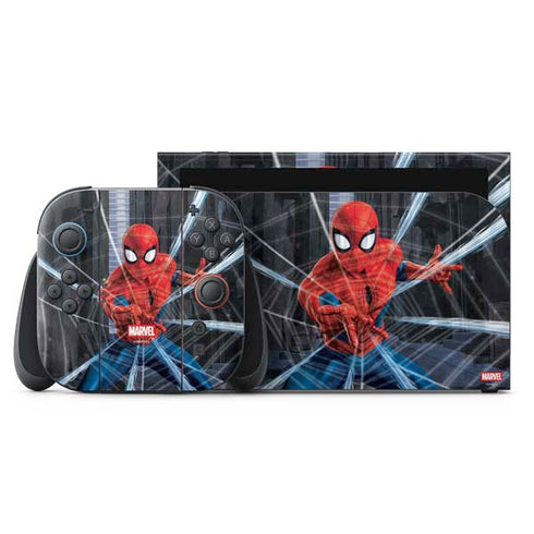 Marvel Spiderman Web Throw Nintendo Switch 2 (2025) with Joy-Con Skin