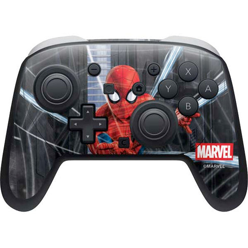 Marvel Spiderman Web Throw Nintendo Switch 2 (2025) Pro Controller Skin