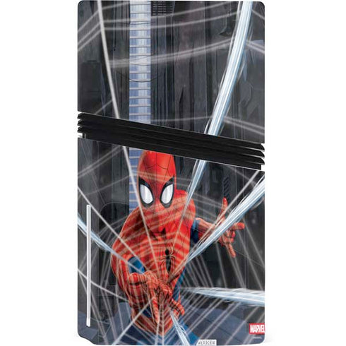 Marvel Spiderman Web Throw PS5 Pro Disk Bundle Skin