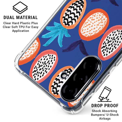 Bouffants and Broken Hearts Weird Fruits Galaxy A36 5G Clear Case