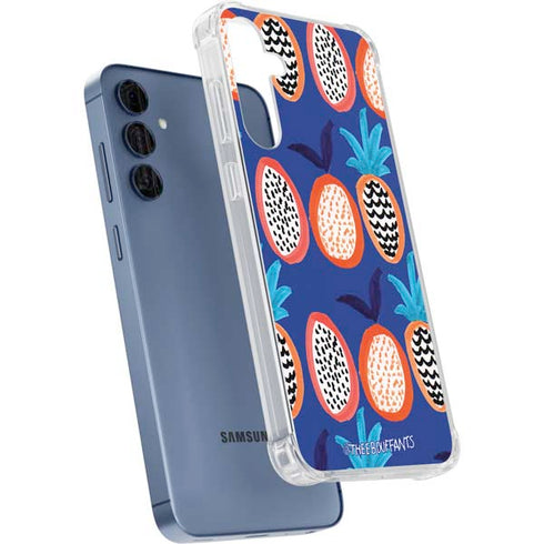 Bouffants and Broken Hearts Weird Fruits Galaxy A55 5G Clear Case