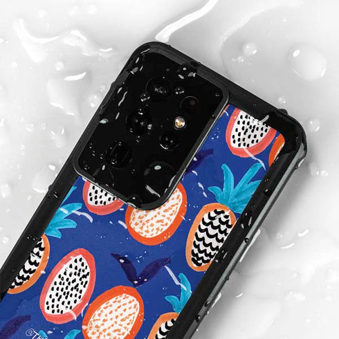Bouffants and Broken Hearts Weird Fruits Galaxy S24 Ultra Waterproof Case