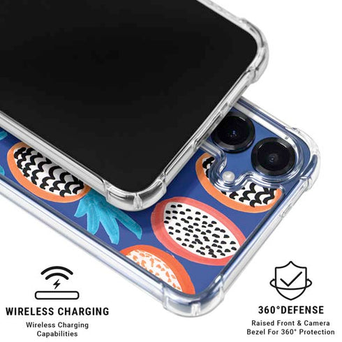 Bouffants and Broken Hearts Weird Fruits Galaxy S25 Plus Clear Case