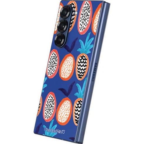 Bouffants and Broken Hearts Weird Fruits Galaxy Z Fold6 Skin