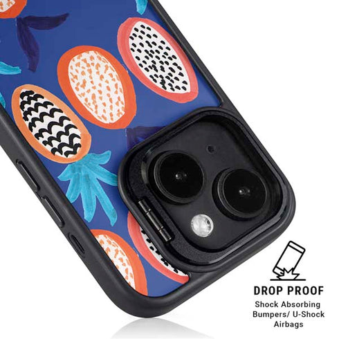 Bouffants and Broken Hearts Weird Fruits iPhone 14 Kickstand Case