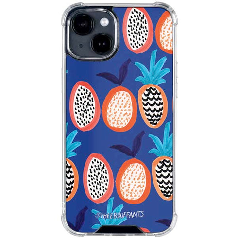 Bouffants and Broken Hearts Weird Fruits iPhone 15 Clear Case