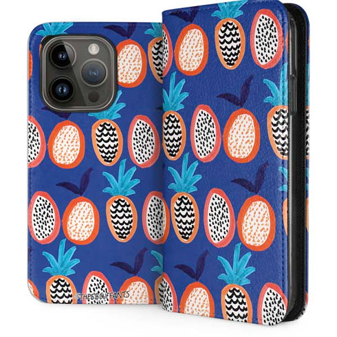 Bouffants and Broken Hearts Weird Fruits iPhone 15 Pro Folio Case