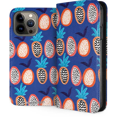 Bouffants and Broken Hearts Weird Fruits iPhone 15 Pro Max Folio Case