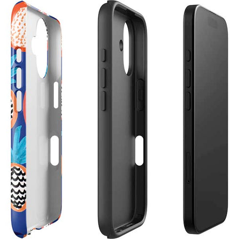 Bouffants and Broken Hearts Weird Fruits iPhone 16 Plus Impact Case