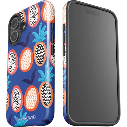 Bouffants and Broken Hearts Weird Fruits iPhone 16 Plus Impact Case
