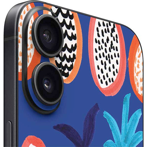 Bouffants and Broken Hearts Weird Fruits iPhone 16 Plus Skin