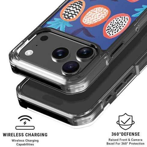 Bouffants and Broken Hearts Weird Fruits iPhone 18 Pro Clear Case