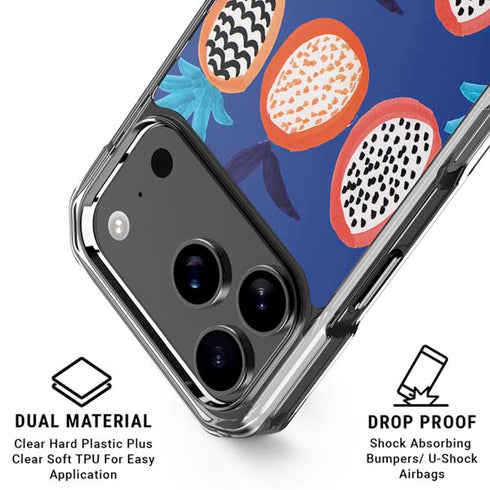 Bouffants and Broken Hearts Weird Fruits iPhone 18 Pro Clear Case
