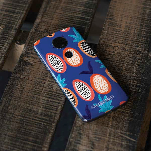 Bouffants and Broken Hearts Weird Fruits Moto E5 Plus Skin