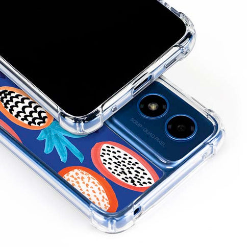 Bouffants and Broken Hearts Weird Fruits Moto G 5G (2024) Clear Case