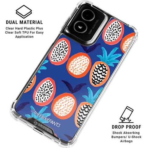 Bouffants and Broken Hearts Weird Fruits Moto G Power 5G (2024) Clear Case
