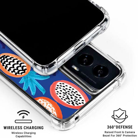 Bouffants and Broken Hearts Weird Fruits Moto G Power 5G (2024) Clear Case