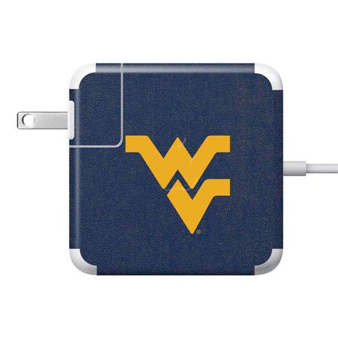 West Virginia University Basketball 85W Power Adapter (15 and 17 inch MacBook Pro Charger) Skin