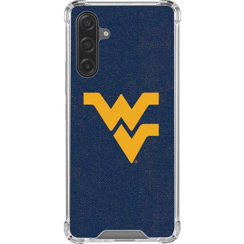 West Virginia University Basketball Galaxy A17 Clear Case