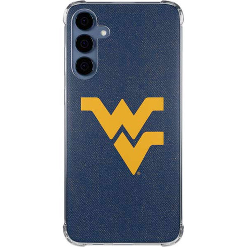 West Virginia University Basketball Galaxy A35 5G Clear Case