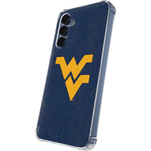 West Virginia University Basketball Galaxy A55 5G Clear Case