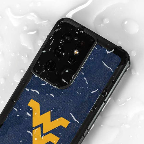 West Virginia University Basketball Galaxy S24 Ultra Waterproof Case