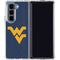 West Virginia University Basketball Galaxy Z Fold5 5G Clear Case