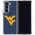 West Virginia University Basketball Galaxy Z Fold5 5G Clear Case