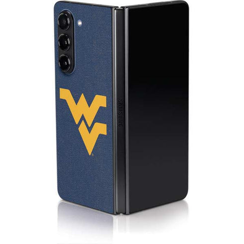 West Virginia University Basketball Galaxy Z Fold5 5G Skin
