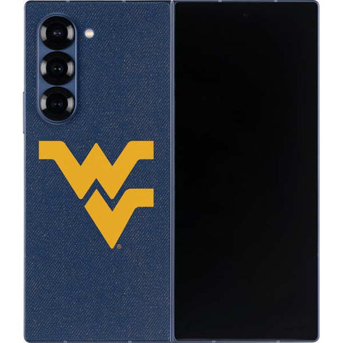 West Virginia University Basketball Galaxy Z Fold6 Skin