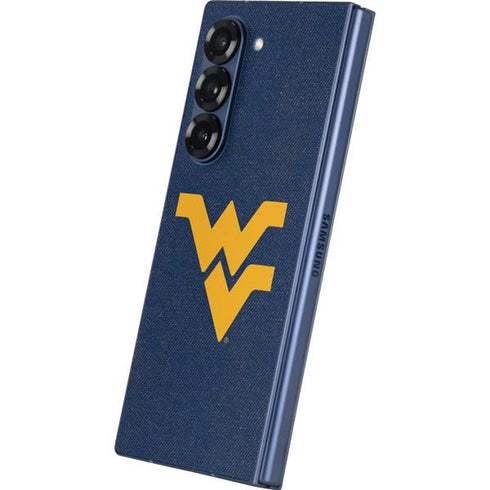 West Virginia University Basketball Galaxy Z Fold6 Skin