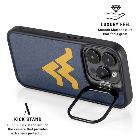 West Virginia University Basketball iPhone 13 Pro Kickstand Case