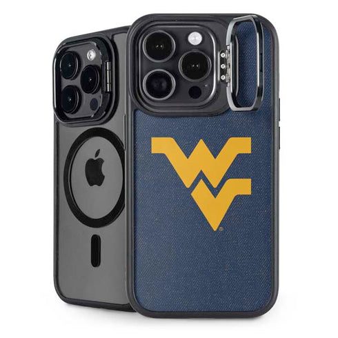West Virginia University Basketball iPhone 14 Pro Kickstand Case