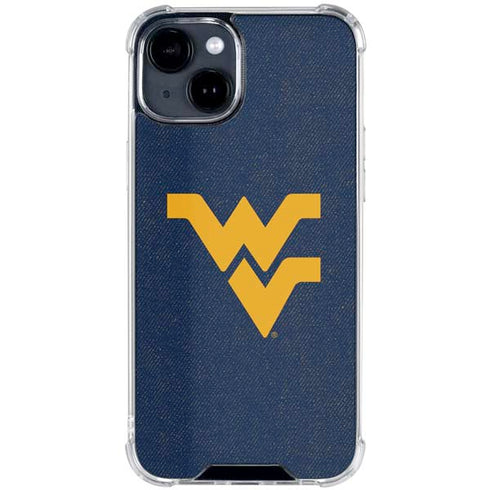 West Virginia University Basketball iPhone 15 Clear Case