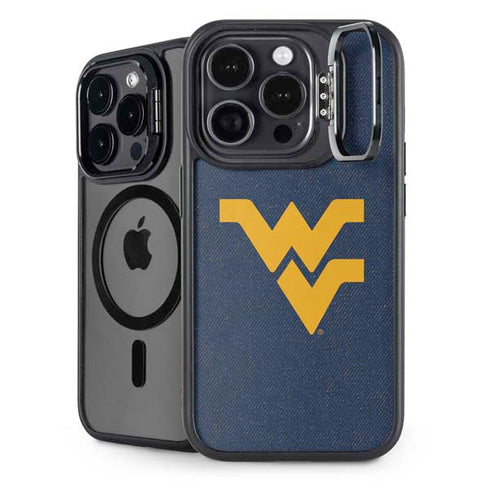West Virginia University Basketball iPhone 15 Pro Kickstand Case