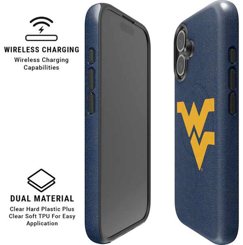 West Virginia University Basketball iPhone 16 Magsafe Impact Case