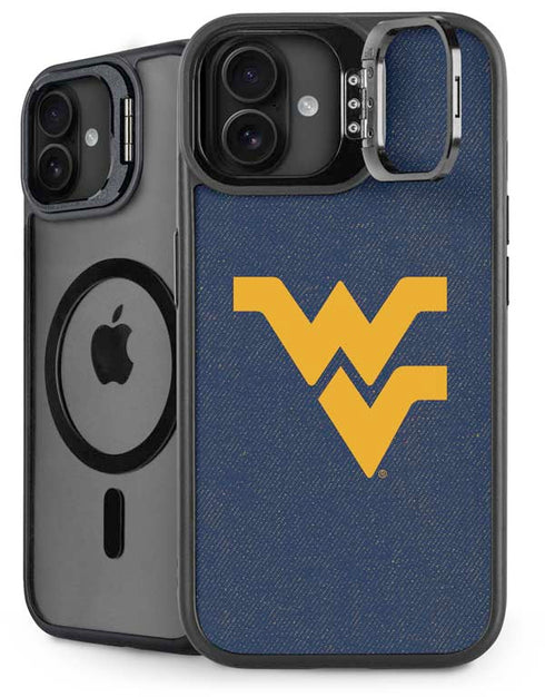 West Virginia University Basketball iPhone 16 Plus Kickstand Case