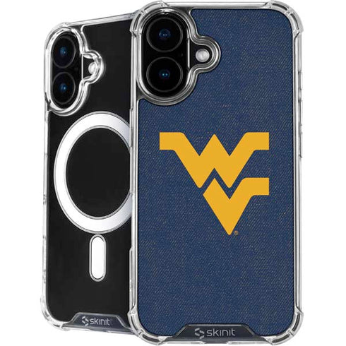 West Virginia University Basketball iPhone 16 Plus MagSafe Case