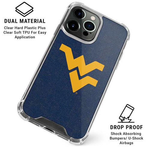 West Virginia University Basketball iPhone 16 Pro Max Clear Case