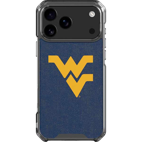 West Virginia University Basketball iPhone 18 Pro Max Clear Case