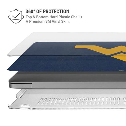 West Virginia University Basketball MacBook Pro 14in (2021-24) Case plus Skin